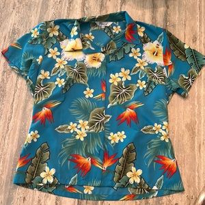 BLUE HAWAIIAN SHIRT